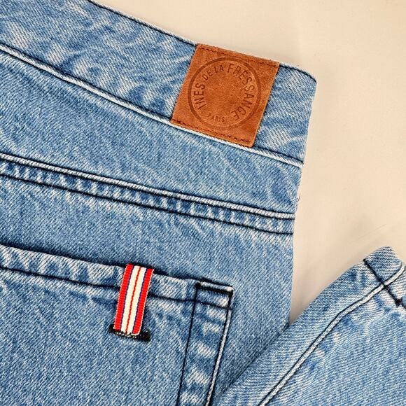 Ines De La Fressage High Rise‎ Straight Luna Jeans Blue Size 27 - Picture 9 of 11